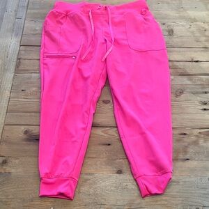 Med Couture Pink Jogger Pants